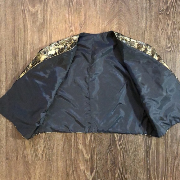 Handmade Vintage Metallic Bolero - Picture 13 of 16